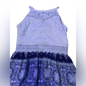 IZ BYER girl, girls dress, size 10, sleeveless, long skirt